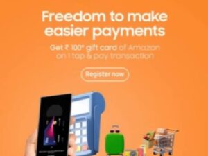 FREE ₹100 Amazon Voucher from Samsung Tap & Pay Offer