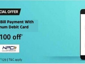 Amazon Friday Recharge Offer – Get Flat 20% Off Upto ₹100 With RuPay Platinum debit card